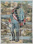 Bulgaria, from the World War I Puzzle Cards series — Chocolates Jaime Boix, Barcelona|Ferdinand I, Tsar of Bulgaria|J. Lopez