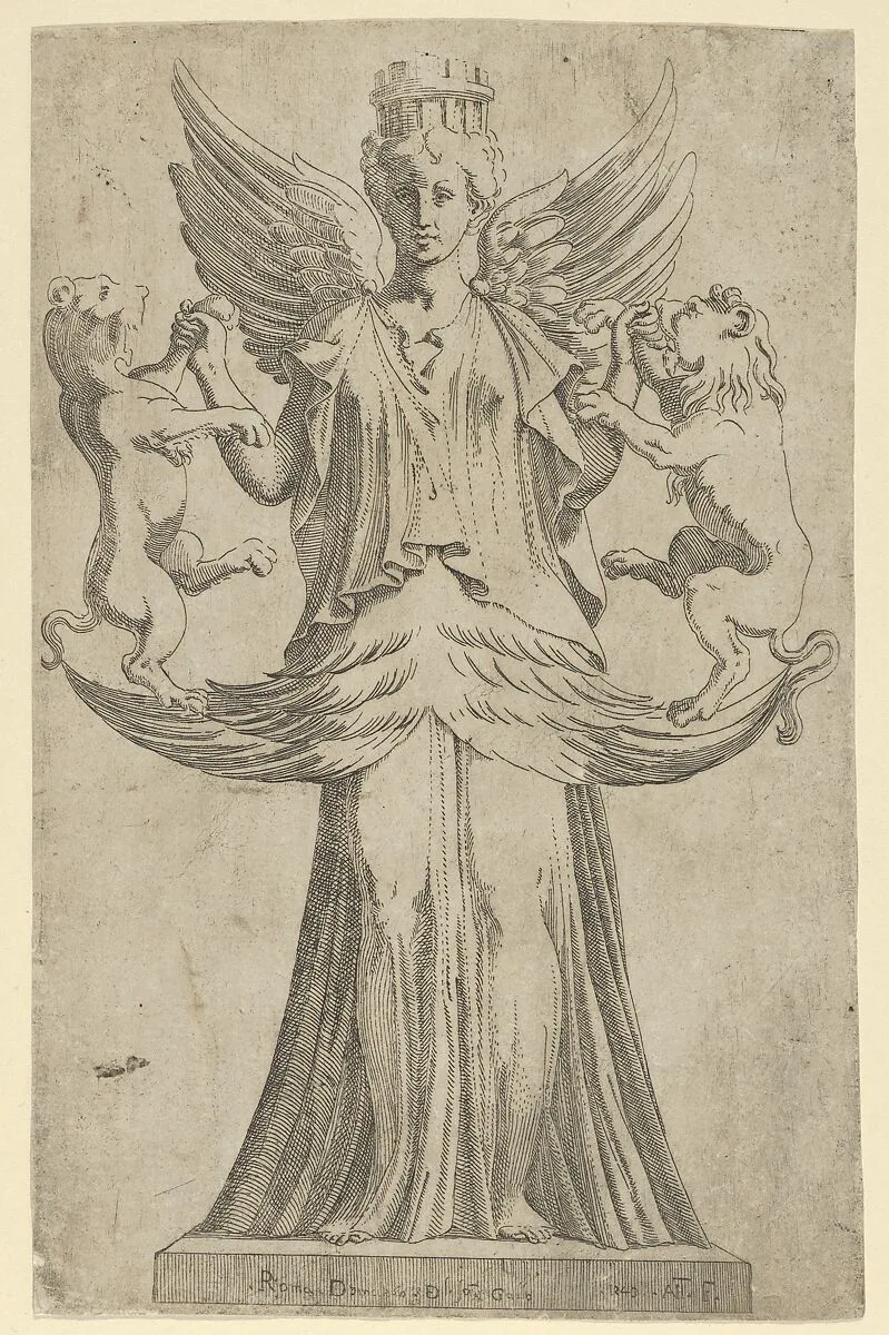 Cybele — Antonio Fantuzzi|Francesco Primaticcio