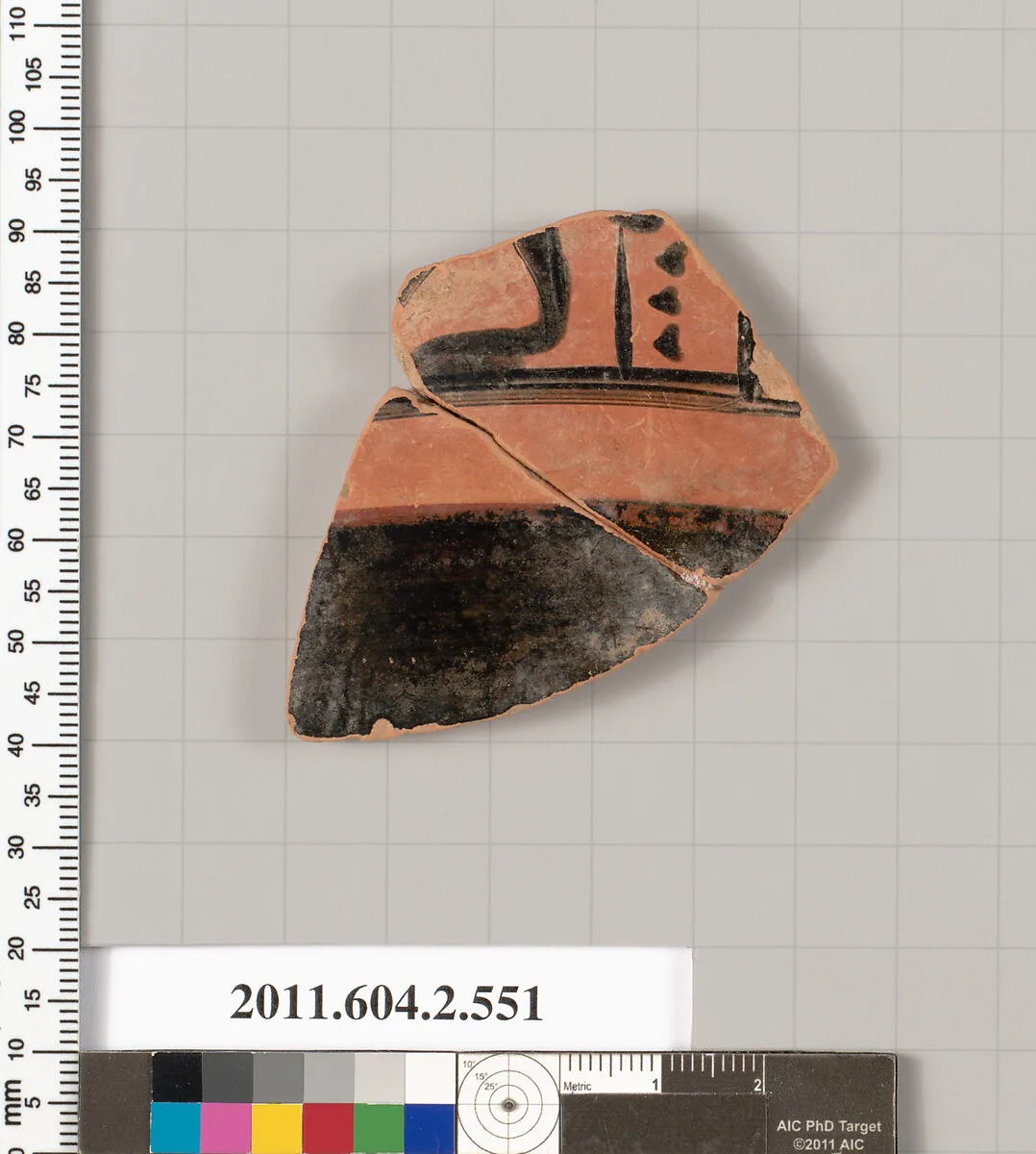Terracotta fragment of a column-krater (bowl for mixing wine and water) — Unknown