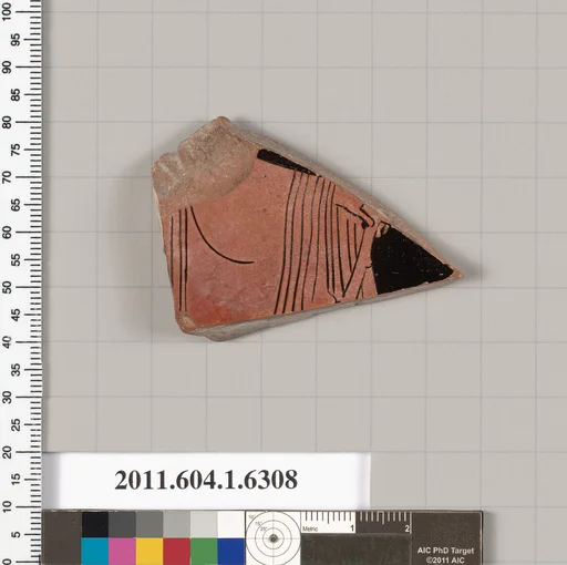 Terracotta fragment of a kylix (drinking cup)