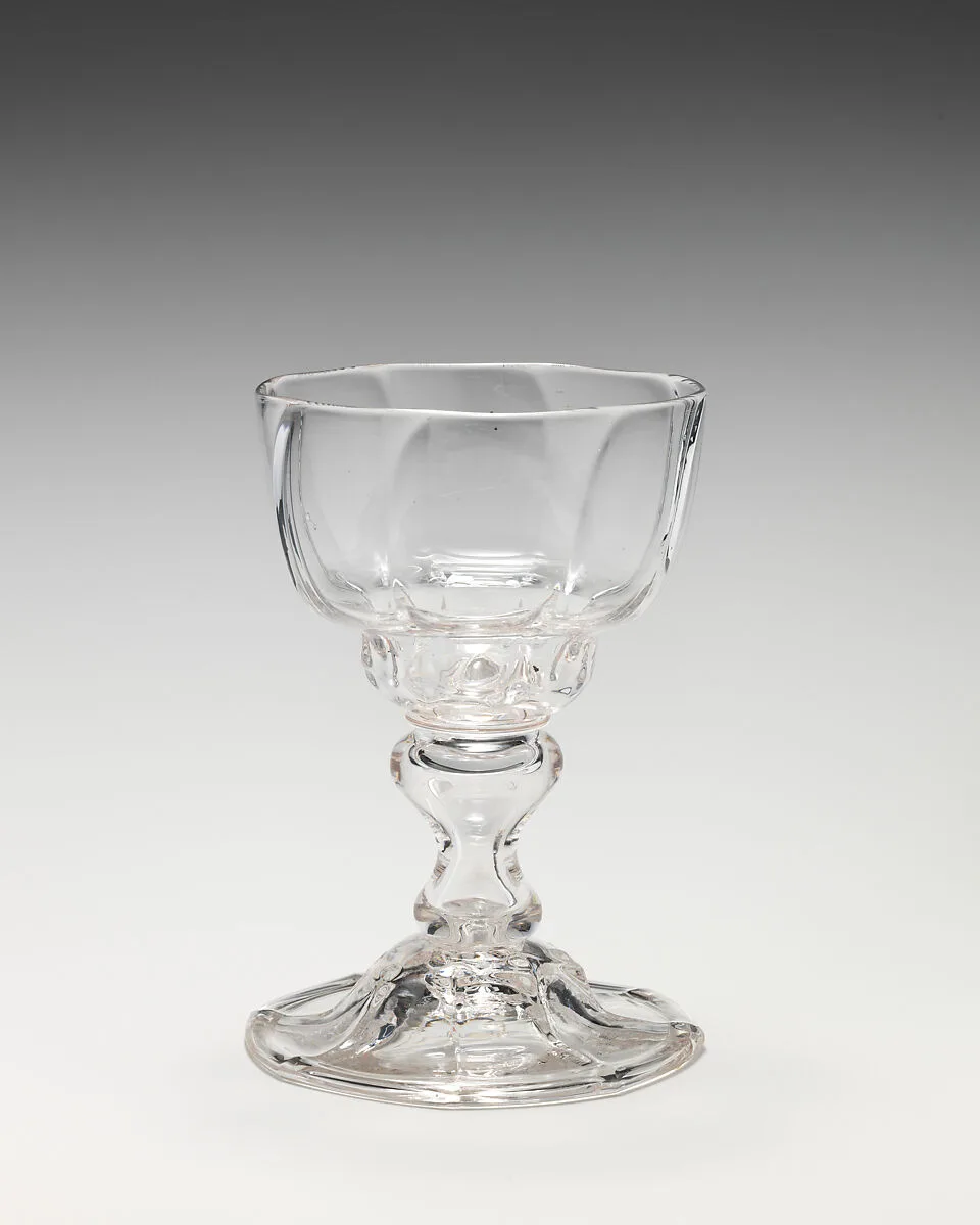 Sweetmeat glass (one of a pair) — Unknown