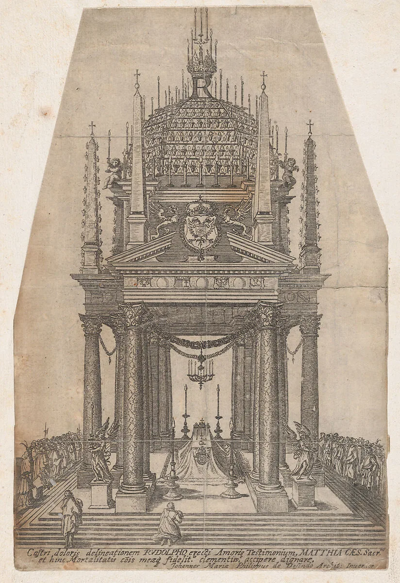 Catafalque for Rudolf II of Austria — Giovanni Maria Filippi