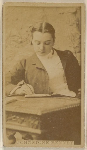 Johnstone Bennet, from the Actors and Actresses series (N45, Type 8) for Virginia Brights Cigarettes