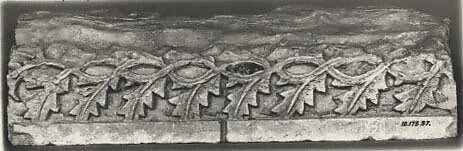 Fragment of Molding with a Leaves Pattern