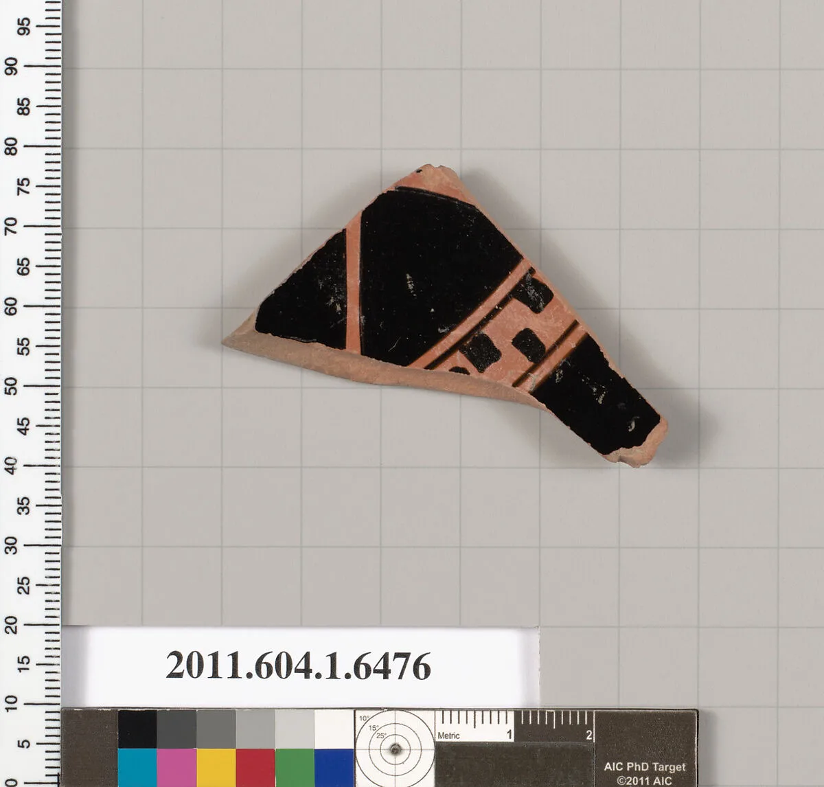 Terracotta fragment of a kylix (drinking cup) — Unknown