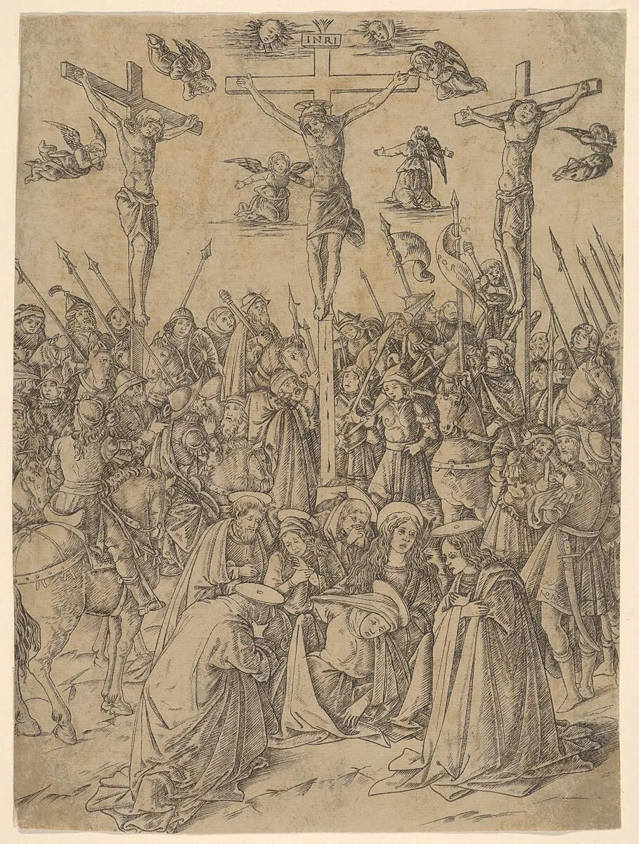Calvary, from Life of the Virgin and Christ — Francesco Rosselli