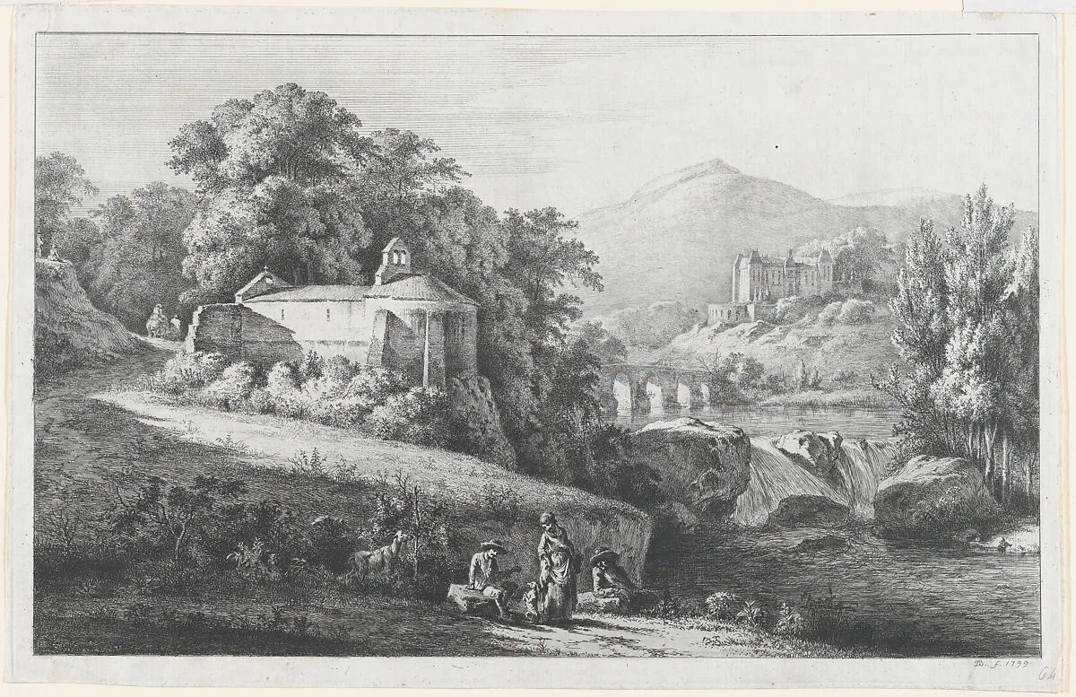 The Old Chapel at Châtillon-d'Azergues — Jean Jacques de Boissieu