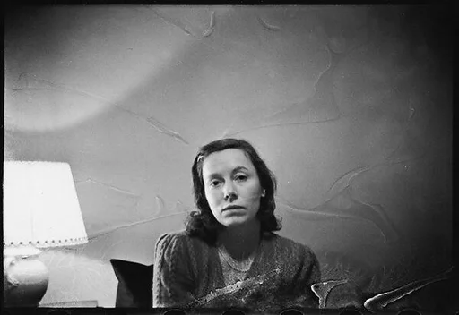 [Three 35mm Film Frames: Alice Morris, New York City]