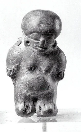 Ceramic Figure Pendant (?)