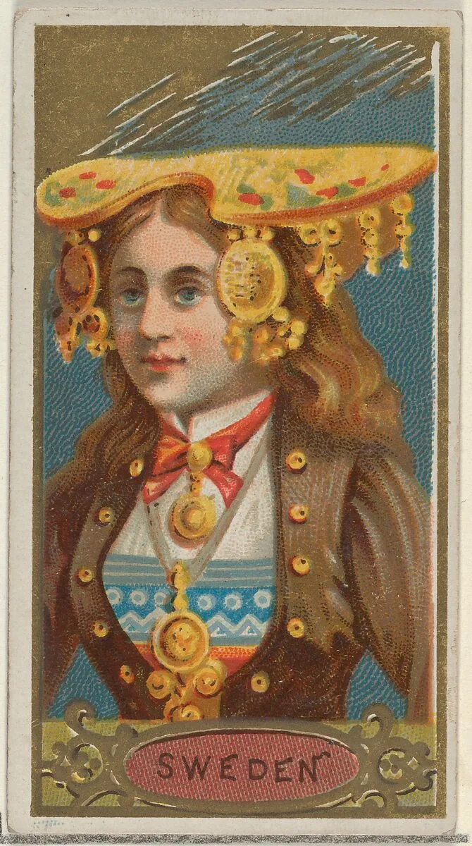 Sweden, from the Types of All Nations series (N24) for Allen & Ginter Cigarettes — George S. Harris & Sons|Allen & Ginter