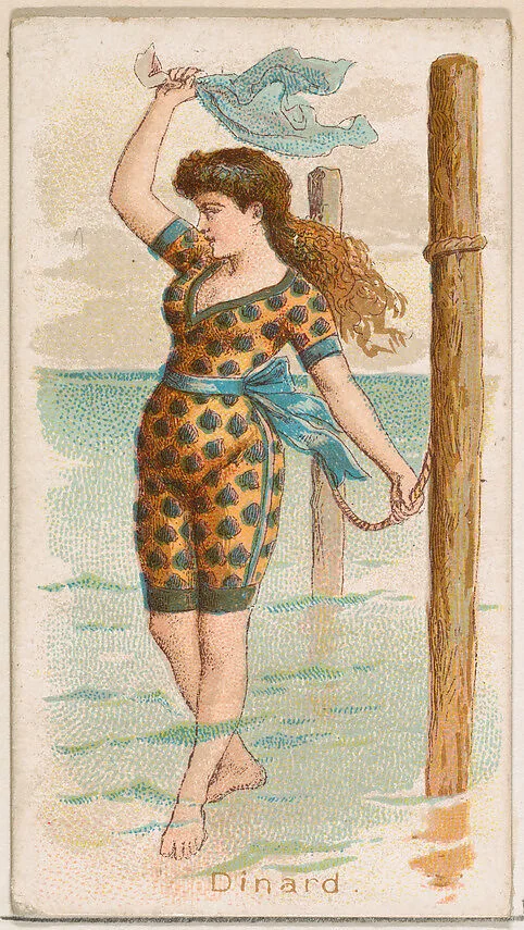 Dinard, from the Fancy Bathers series (N187) issued by Wm. S. Kimball & Co. — William S. Kimball & Company
