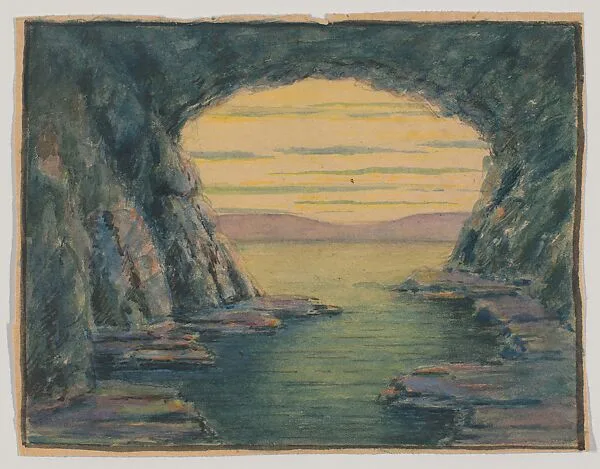 A Seaside Cave — Herbert E. Crowley
