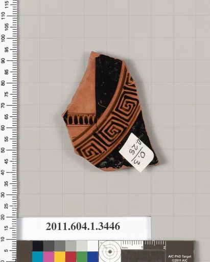 Terracotta fragment of a kylix (drinking cup)