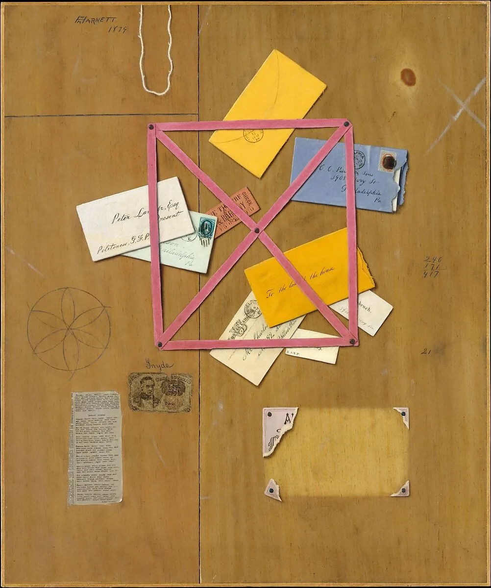 The Artist's Letter Rack — William Michael Harnett