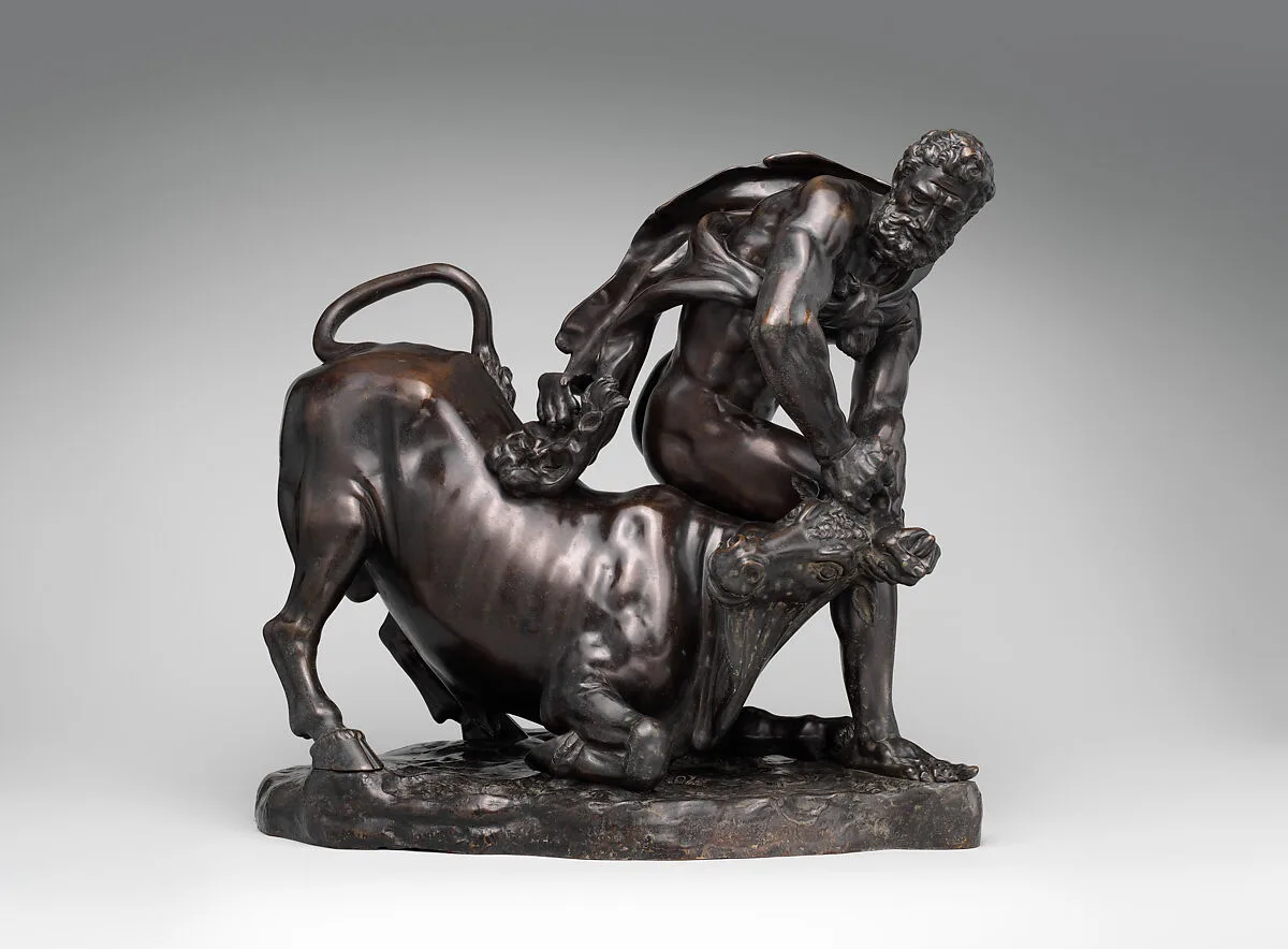 Hercules and the Cretan Bull — Giambologna