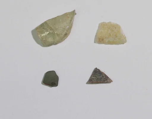 Inlay elements from shrine
