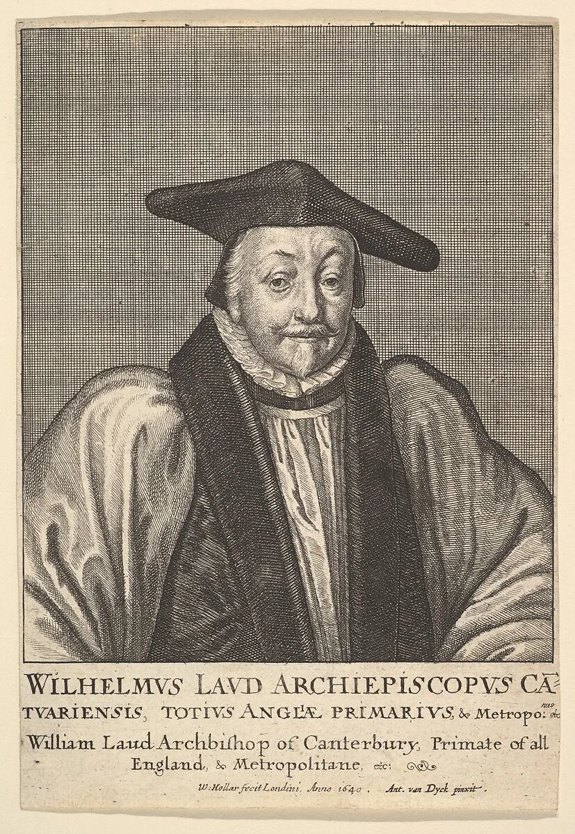 William Laud, Archbishop of Canterbury — Anthony van Dyck|William Laud|Wenceslaus Hollar