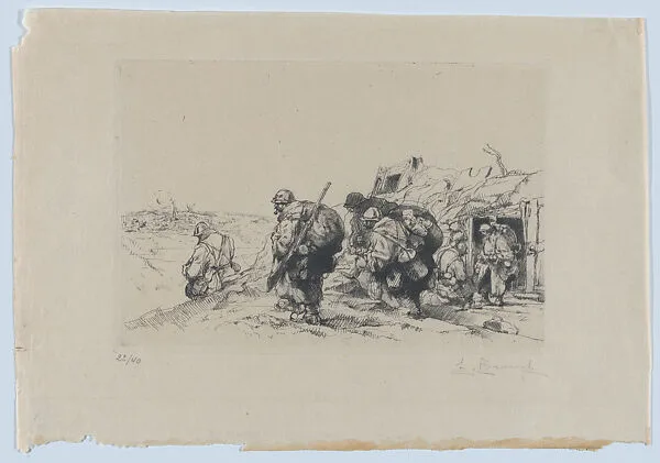 The Relief (Hauts de Meuse) or Exiting the Blockhaus — Auguste Brouet