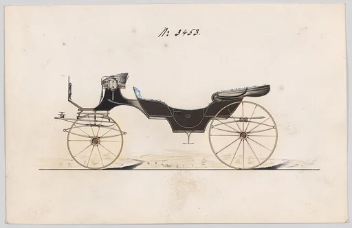 Design for Vis-à-vis, no. 3453
