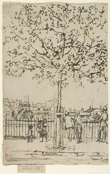 Chelsea Embankment, June, 5 pm 1889 — Théodore Roussel