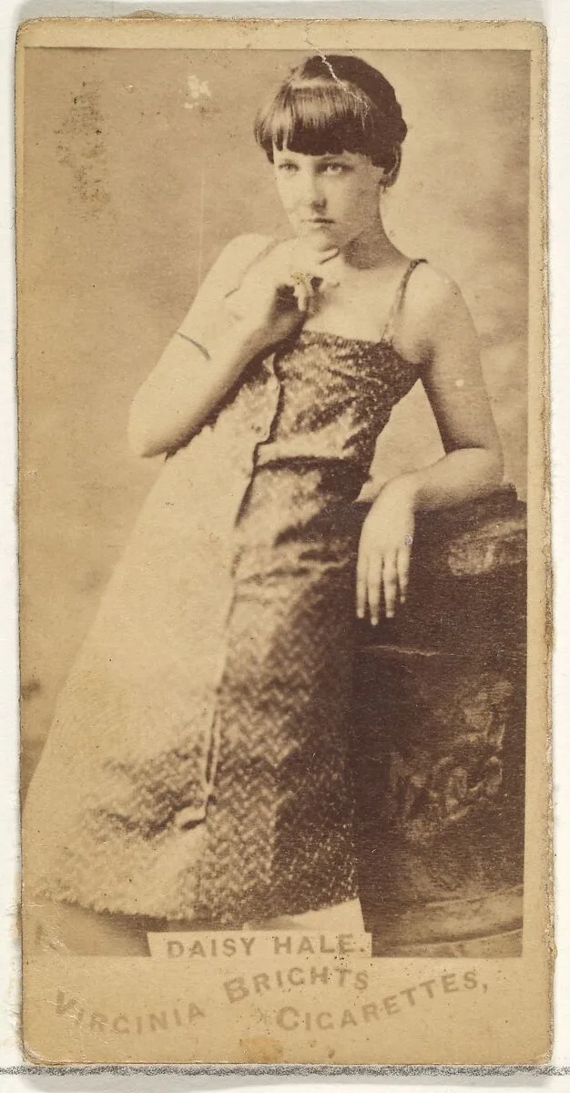 Daisy Hale, from the Actors and Actresses series (N45, Type 1) for Virginia Brights Cigarettes — Allen & Ginter