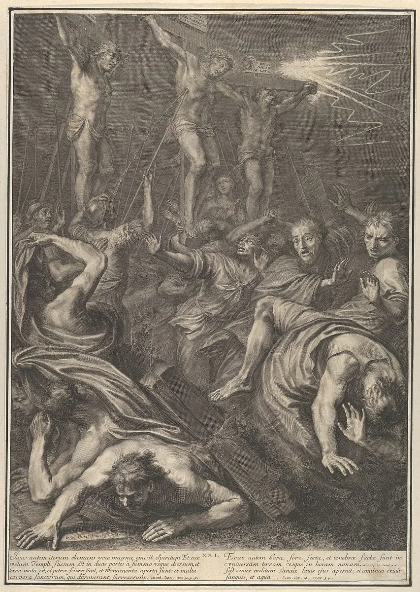Christ on the Cross, from The Passion of Christ, plate 21 — Grégoire Huret