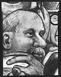 [Underdrawing Detail of "American Revolution" Panel of Diego Rivera's Mural for the New Worker's School, New York City]