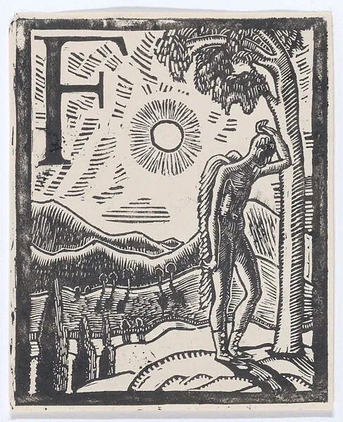 Bookplate for John Fothergill — Dora Carrington|John Fothergill