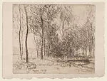 The Headwaters of the Voulzie (Address Card) — Edmund Sagot|Jacques Beurdeley