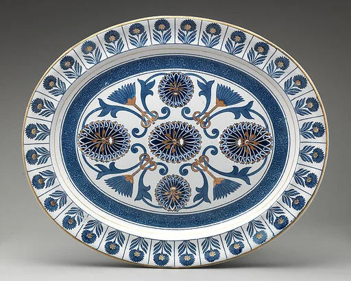 Platter in "Marigold" pattern