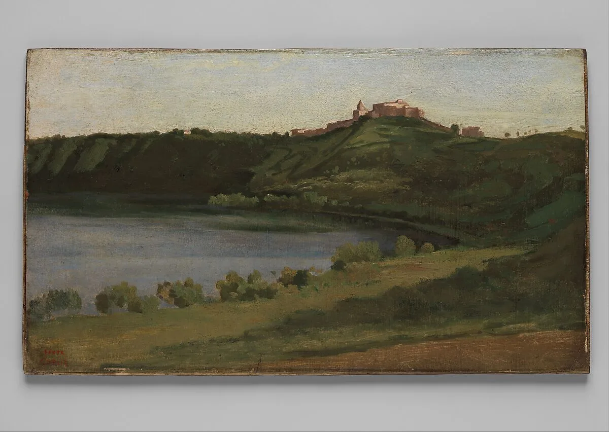 Lake Albano and Castel Gandolfo — Camille Corot