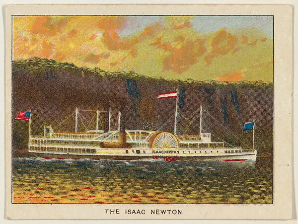 The Isaac Newton, from the "Hudson-Fulton" series (T72), issued with Turkey Red Cigarettes by the American Tobacco Company — American Tobacco Company