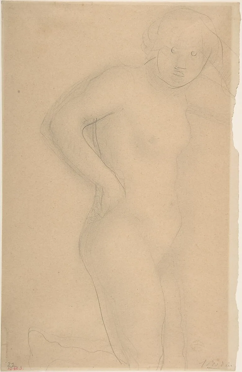 Young Girl Kneeling — Auguste Rodin