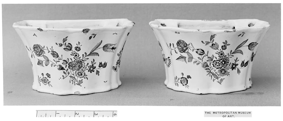 Pair of hyacinth pots — Unknown