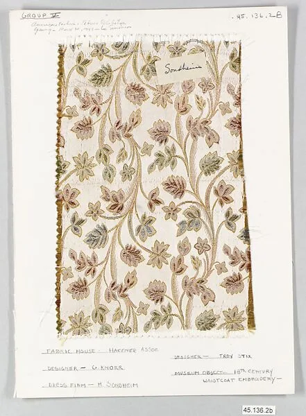 Textile piece — Gebhardt Knorr|Hafner Associates, Inc.