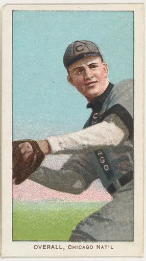Overall, Chicago, National League, from the White Border series (T206) for the American Tobacco Company
