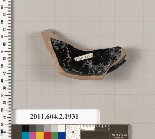 Terracotta fragment of a skyphos (deep drinking cup)