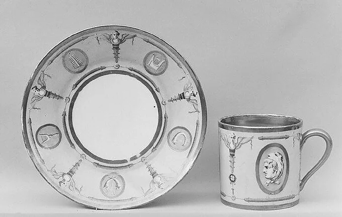 Cup (tasse litron) and saucer — Sèvres Manufactory
