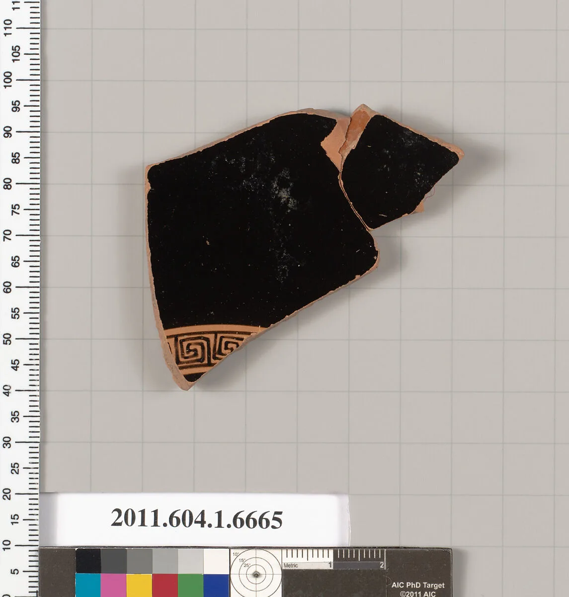 Terracotta fragment of a kylix (drinking cup) — Unknown
