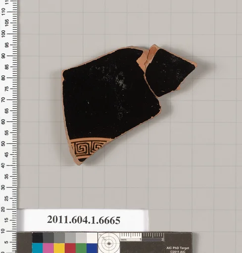 Terracotta fragment of a kylix (drinking cup)