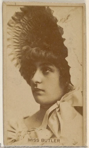 Miss Butler, from the Actors and Actresses series (N45, Type 8) for Virginia Brights Cigarettes