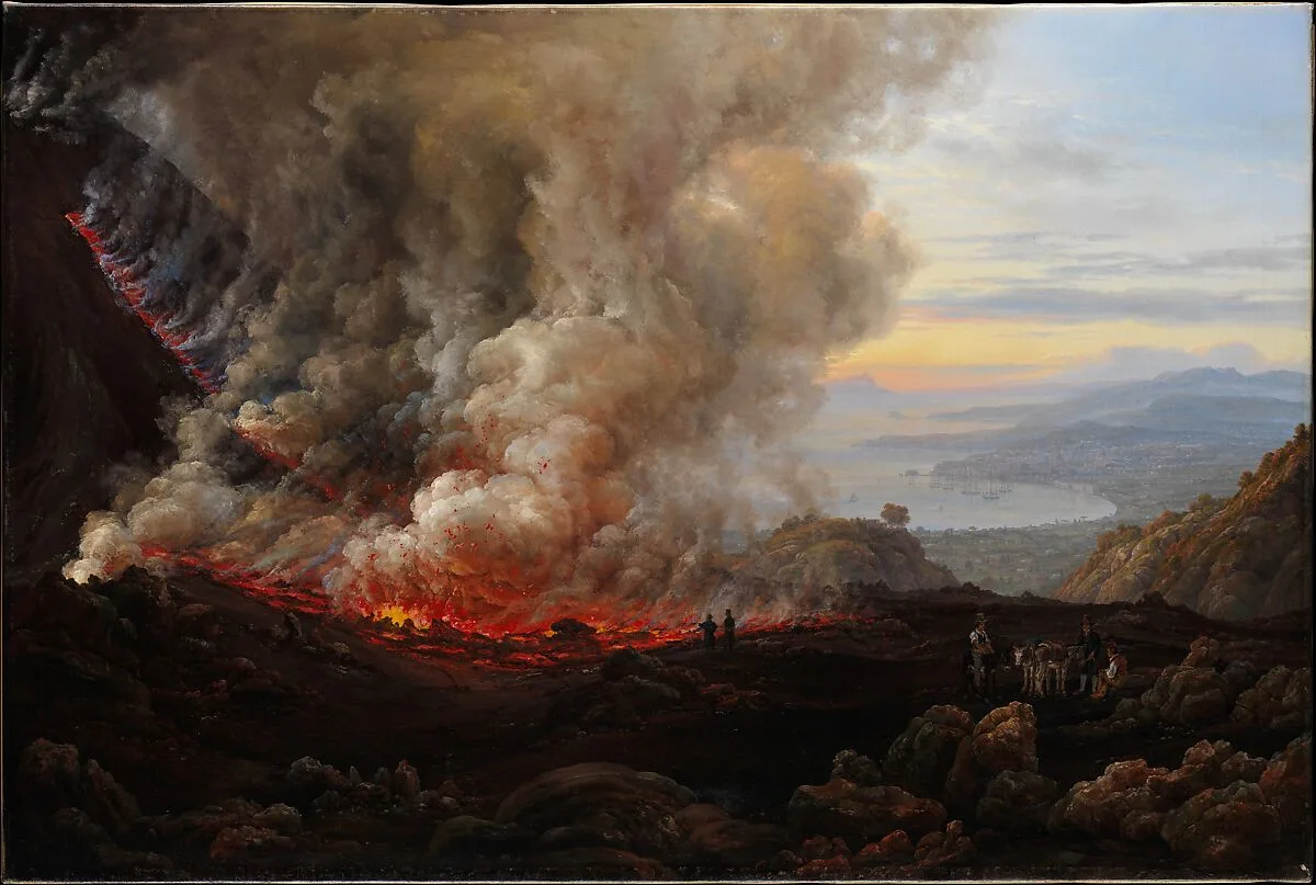 An Eruption of Vesuvius — Johan Christian Dahl