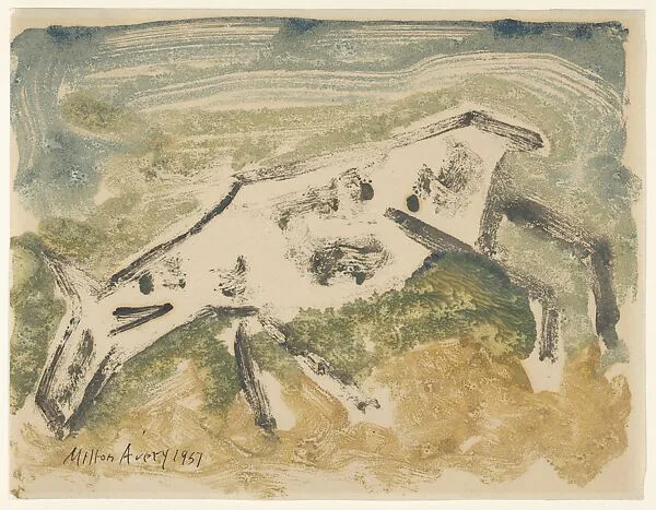 Grazing Animal — Milton Avery