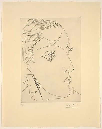 Portrait of Dora Maar with a Chignon II