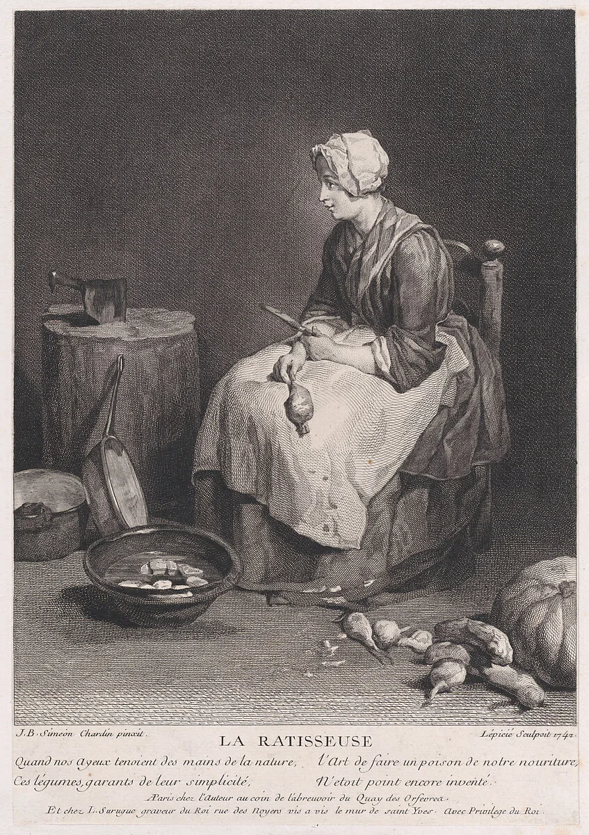 The Peeler — Bernard Lepicié|Jean Siméon Chardin