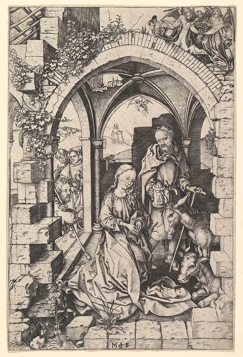 The Nativity — Martin Schongauer