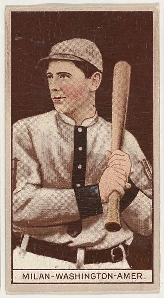 Clyde Milan, Washington, American League, from the Brown Background series (T207) for the American Tobacco Company — American Tobacco Company