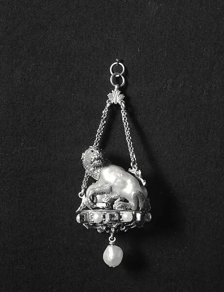 Pendant with a Lion Attacking a Camel — British artist (London)|Alfred André
