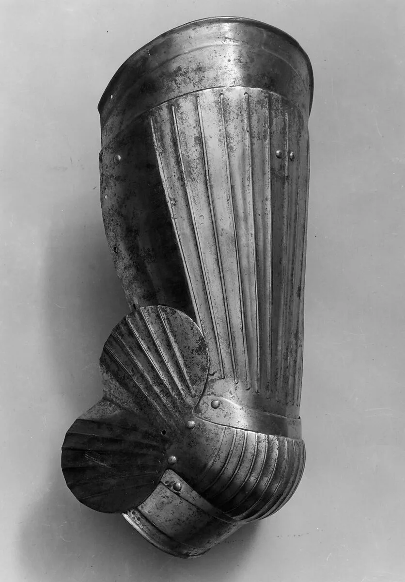 Right Thigh Defense (Cuisse) with Knee Defense (Poleyn) — Unknown