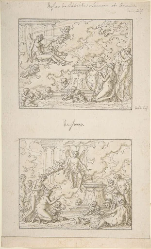 Designs for the Top and Bottom of a Small Rectangular Box